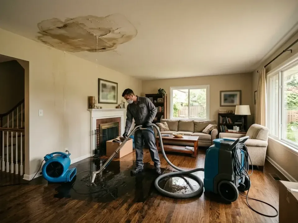 attic-pipe-burst-ceiling-drip-008 — frequently asked questions, Water Damage Restoration & Carpet Care in Waverly, TN
